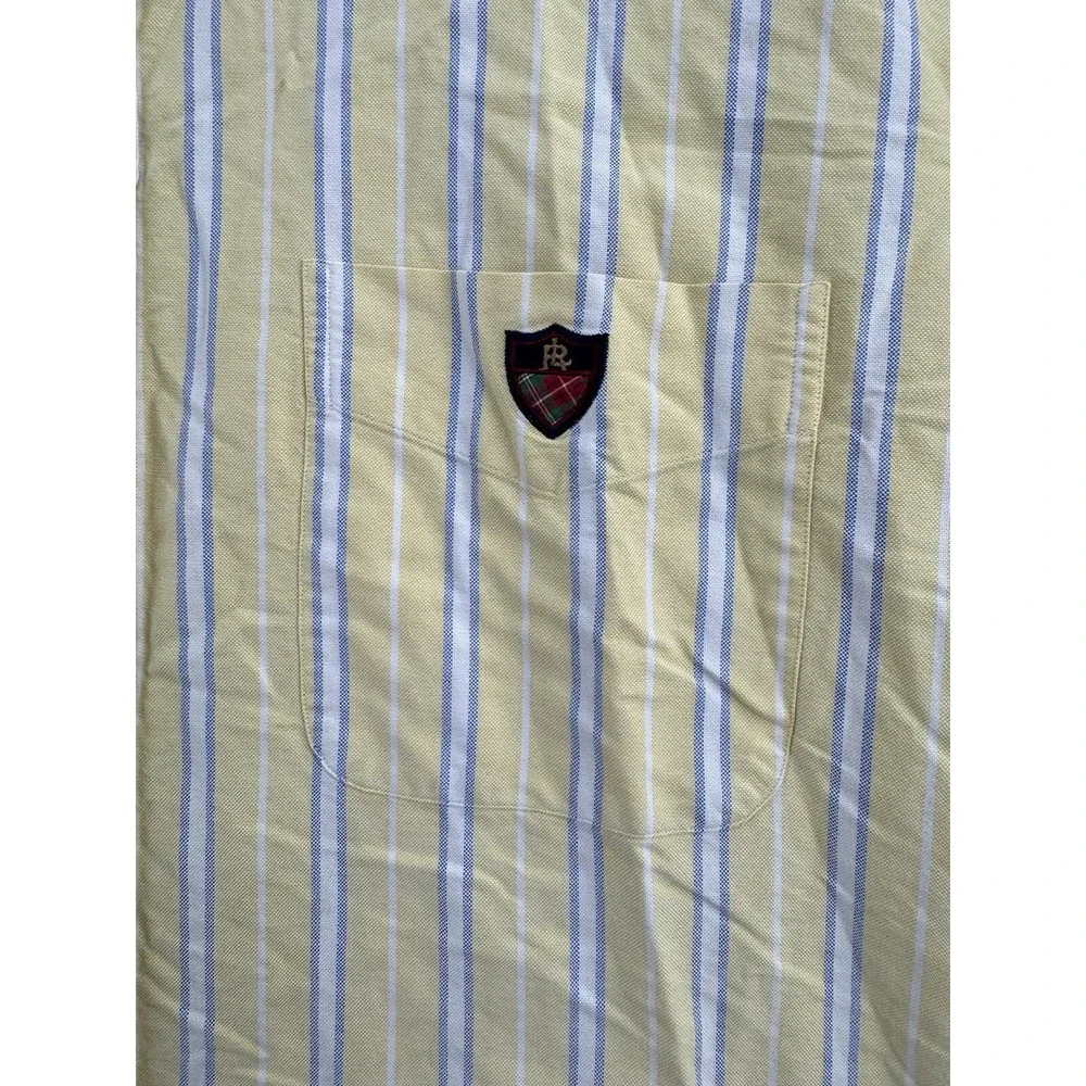 Ralph Lauren Golf Men's Oxford Shirt Size XL Tilden VTG Crest 90's Loose Comfort - Picture 3 of 16